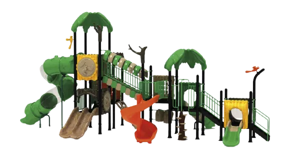 Juego modular con techos de palma