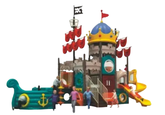 Juego temático de barco pirata