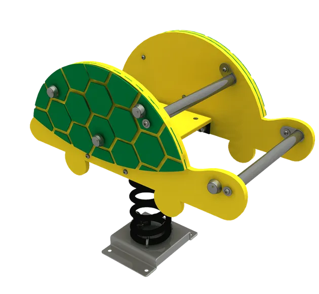 Montable de resorte, tortuga