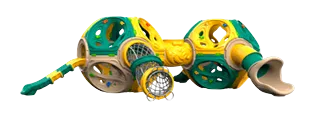 Juego tubular con túneles